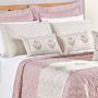 Imagem de Kit Cobre Leito Queen Turin com Almofadas e Peseira 180 Fios 10 Peças - Rose