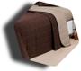 Imagem de Kit Cobre Leito SQUARE Queen 5pc Matelado Dupla face ALGODAO Percal 180 Fios Jogo Cama