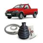 Imagem de Kit Coifa Borracha Graxa Abraçadeira Homocinética Lado Roda Fiat Strada 2000 2001 2002 2003 2004 2005 2006 2007