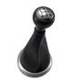 Imagem de Kit Coifa Câmbio Preta Aro Prata Citroen C3 2002 a 2012