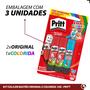 Imagem de 'Kit Cola Bastão Pritt 10g Lavável Atoxica + Cola Colorida Henkel Para Projetos Escolares Artesanato