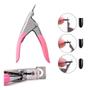 Imagem de Kit Cola Para Unhas Postiças + Kit 100 Unhas Tips + Alicate