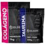 Imagem de Kit: Colágeno Hidrolisado 1Kg + Taurina 250g - 100% Puro Importado - Soldiers Nutrition