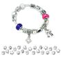 Imagem de Kit Colar E Pulseira Infantil Com Pingente Berloques Travas