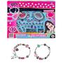 Imagem de Kit Colar E Pulseira Infantil Com Pingente Berloques Travas