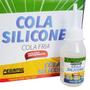 Imagem de Kit Colas Universal Silicone Artesanato Tecido Papel Madeira