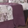 Imagem de Kit Colcha Casal Com Porta Travesseiros Dupla Face Lottus Sevilha - Tessi