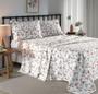 Imagem de Kit Colcha Casal Piquet Estampado Bianca Dohler