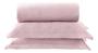 Imagem de Kit Colcha Casal Velvet Rosa Cristal Sonhare Top Sultan