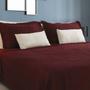 Imagem de Kit Colcha Cobre Leito Casal 3pç Montblanc Memory Vermelho