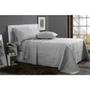 Imagem de Kit Colcha Cobre Leito New Everyday 3 peças Casal 220x240cm Boston Prata Sonhare Sultan