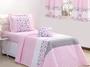 Imagem de KIT Colcha Cobre Leito Nuvem Rosa Menina Infantil Solteiro ~ 03 Peças ~