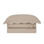 Kit Colcha / Cobre Leito Queen Bullet - Camesa Bege Imagem de Kit Colcha / Cobre Leito Queen Bullet - Camesa Bege