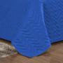 Imagem de Kit Colcha Cobre leito Super King Size 3 Pçs Tecido Liso Roupa de Cama com Portas Travesseiros Matelado Ultrassónico