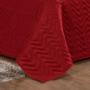 Imagem de Kit Colcha Cobre leito Super King Size 3 Pçs Tecido Liso Roupa de Cama com Portas Travesseiros Matelado Ultrassónico