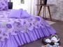 Imagem de Kit Colcha Cobreleito Belize Casal Queen 06 Pçs Floral Lilas