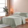 Imagem de Kit Colcha com Fronhas - Matelassado e Detalhes de Renda