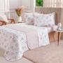 Imagem de Kit Colcha Queen 200 Fios Estampada 240x260cm