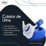 Imagem de Kit Colchão Anti Escaras Casca De Ovo 220v + Urinol Coletor De Urina Masculino 2 Litros