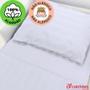 Imagem de Kit Colchão Mini Cama Montessoriana Infantil + Jogo Cama Lençol 3 Peças Percal 300 Fios 100% Algodão 148x68x12cm - BF Colchões