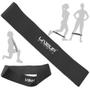 Imagem de Kit Colchonete Preto para Pilates + 2 Mini Bands + 2 Blocos de Apoio  Liveup Sports 