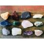 Imagem de Kit Coleção 12 Pedras Brutas Naturais Grandes - Semipreciosa