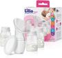 Imagem de Kit Coletor Bomba Coletora de Leite Materno Lillo Mamy com 3 frascos 120ml Silicone de 18 Meses a 3 Anos