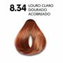 Imagem de Kit Coloração Excllusiv Color Pratic 8.34 Louro Claro Dourado Acobreado - Haskell