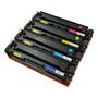 Imagem de Kit Colorido de Toner Compatível com CF510A CF511A CF512A CF513A para M154A M154NW M180N M180NW