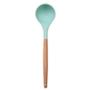 Imagem de Kit colors com 6 utensílios de silicone e cabo de bambu - verde