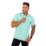 Imagem de Kit com 02  Blusas Gola Polo Masculinas com Bolso Algodão