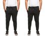 Imagem de Kit com 02 Calças Moletom Masculina Jogger Slim Fit Básica Lisa