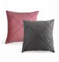 Imagem de Kit Com 02 Capas de Almofadas Decorativas em Suede Drapeada 45x45cm Sala Quarto Sofá