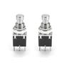 Imagem de Kit Com 02 Chave Dpdt Circuito Impresso Pedal Footswitch Momentânea
