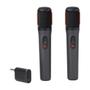 Imagem de Kit Com 02 Microfones Sem Fio JBL Black Wireless
