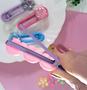 Imagem de Kit com 02 Presilhas Tic Tac flores infantil menina prendedor Enfeite de Cabelo infantil Piranha de Cabelo Hair Clip para Meninas Acessórios Infantis