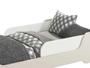 Imagem de Kit com 02 Proteções Lisas Para Cama Evolutiva Reller  Branco Fosco  11284