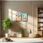Imagem de Kit com 02 Quadros Placas MDF 3mm Pin-Up Decoração Parede