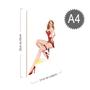 Imagem de Kit com 02 Quadros Placas MDF Pin-Up Decoração Parede