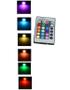 Imagem de KIT COM 02 UNIDADES Lâmpada Led Color Rgb E27 5W Bivolt e 01 Controle Remoto