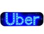 Imagem de Kit com 02 Unidades Placa Painel Luminoso 12v Led Uber 2 Ventosas e Plugue Liga / Desliga