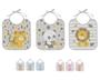 Imagem de Kit com 03 babadores estampados algodão