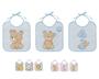 Imagem de Kit com 03 babadores estampados algodão - INCOMFRAL