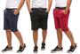 Imagem de Kit com 03 bermudas de moletom basica wooks