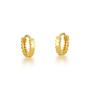 Imagem de Kit com 03 Brincos Argolas trabalhados banhados a  Ouro 18k