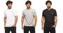 Imagem de Kit com 03 camisetas basicas wooks masculina gola portuguesa - wc3