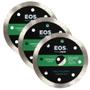 Imagem de Kit com 03 Disco de Corte Diamantado Continuo 110mm EOS 110x20x10mm