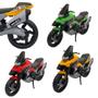 Imagem de Kit com 03 Motos Colecionáveis em Cores Diferentes com 47cm