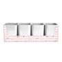 Imagem de Kit Com 04 Porta Trecos Pequenos Astros Rosa