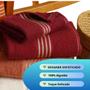 Imagem de Kit Com 04 Toalhas De Banho Gigante / Banhão Quasar - Vinho/Azul/Rosa/Âmbar - 75x150cm - LMpeter